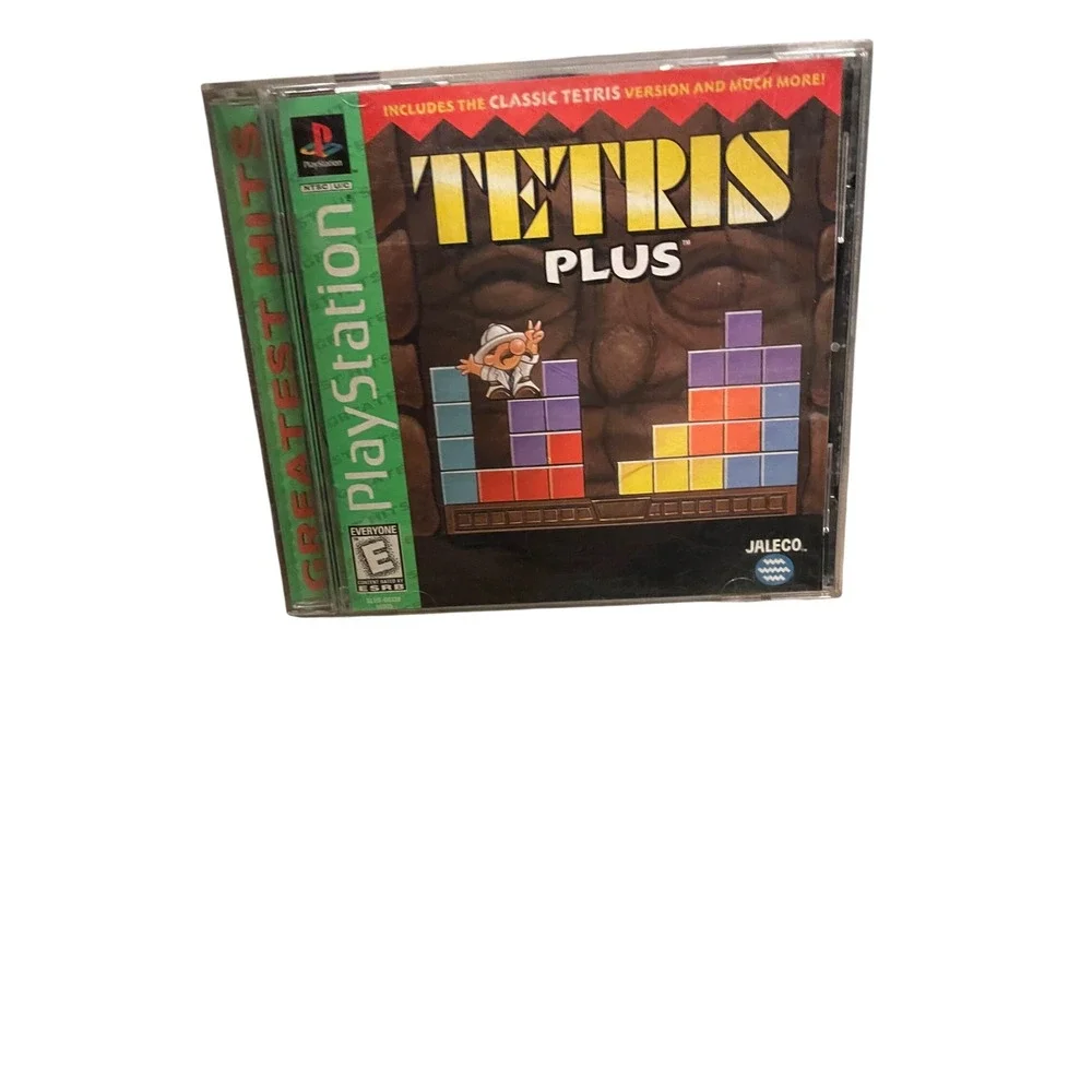 Tetris Plus Sony PlayStation 1 PS1 Greatest Hits Puzzle Game SLUS-00338 Jaleco